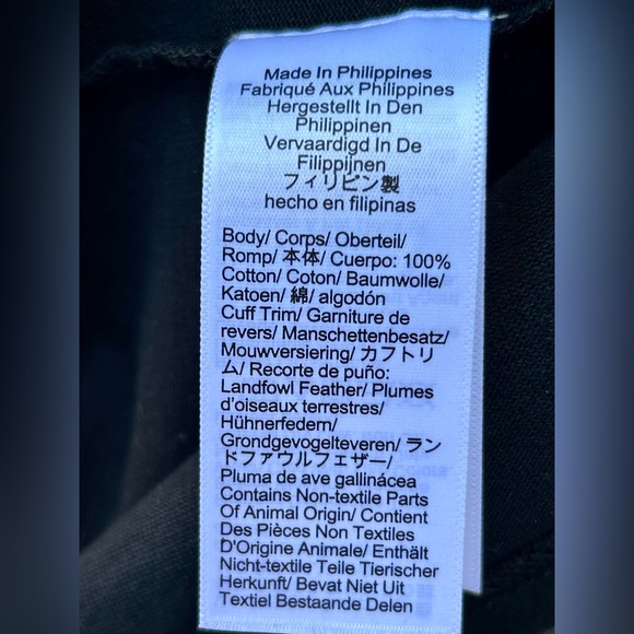 J. Crew Boatneck Tee Feather Hemmed Sleeves sz M - Picture 7 of 8